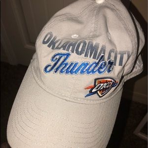 Adidas OKC Thunder hat.